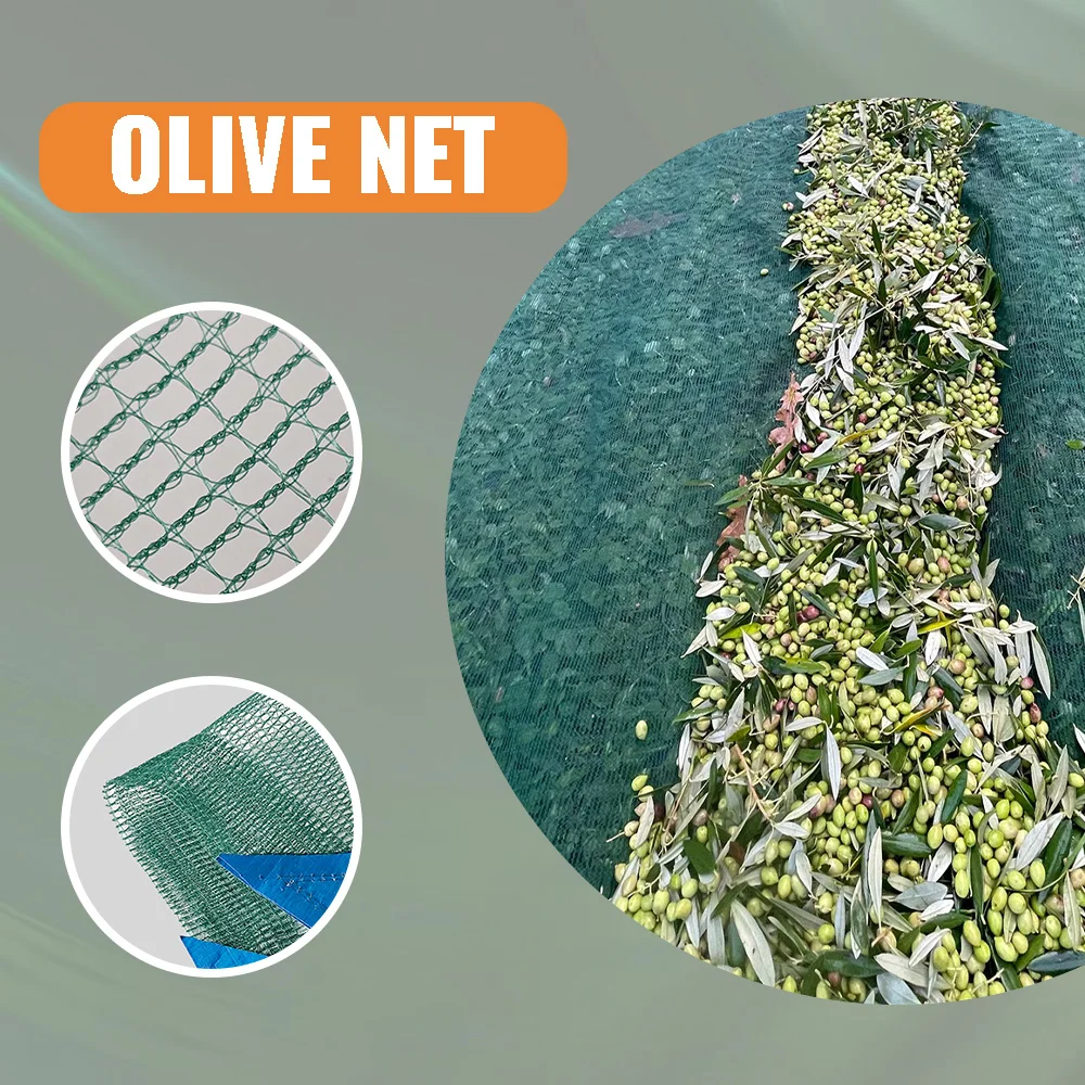 pure whiteness 4X8m fruit collector harvesting net for exporters