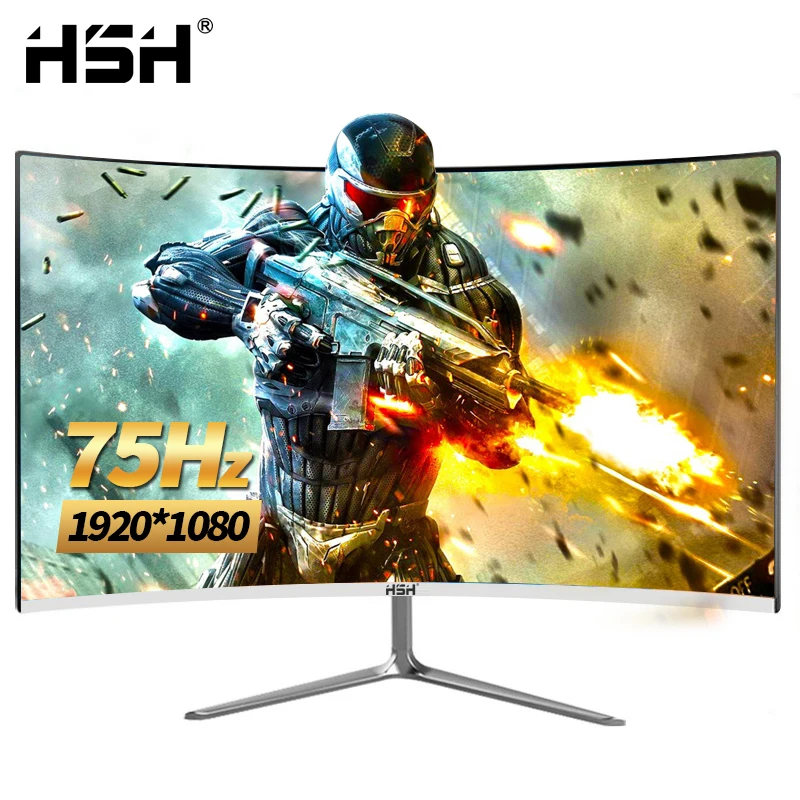 HSH Wholesale 144/75hz lcd monitor 24inch Gaming monitor Wide Super-thin hd Computer Monitor