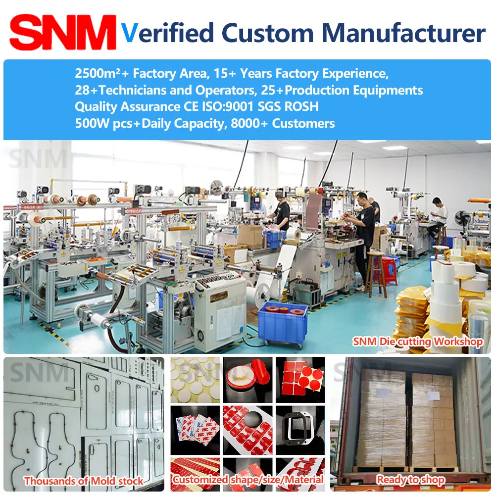 Die-Cutting Conductive Stained Glass Emi Shielding Electrically Conduct Double Sided Copper Foil Strip Tape