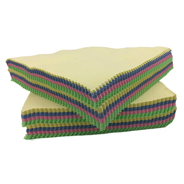 Wholesale Custom Logo Microfiber Double Suede Absorbent Nonslip Towel Quick Drying Cloth for Glass