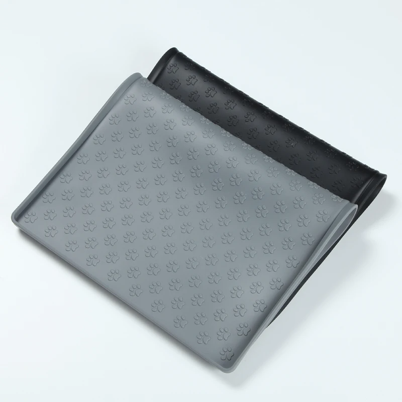 Pet Pad Silicon Pet Feeding Food Mat Print 2020 New Silicone Mat, Waterproof Pet Beds & Accessories Dogs Heating Cooling Travel