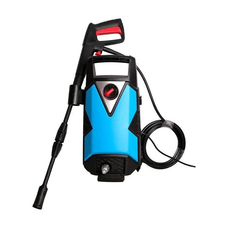 FIXTEC High Quality Car Washer 100 bar Cold Water Jet Cleaner 1400W Electric Motor Long Handle High Pressure Washer