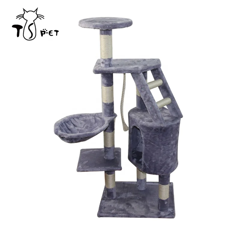 Китай производитель царапин дом восхождение и игрушка сизальная веревка долговечная кошачья царапина замок кошачье дерево