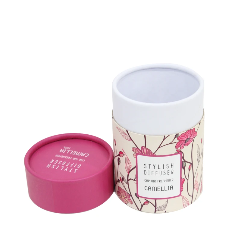 Wholesale custom logo luxury Cylinder Round gift box Paper tube Packaging boxes for Candy