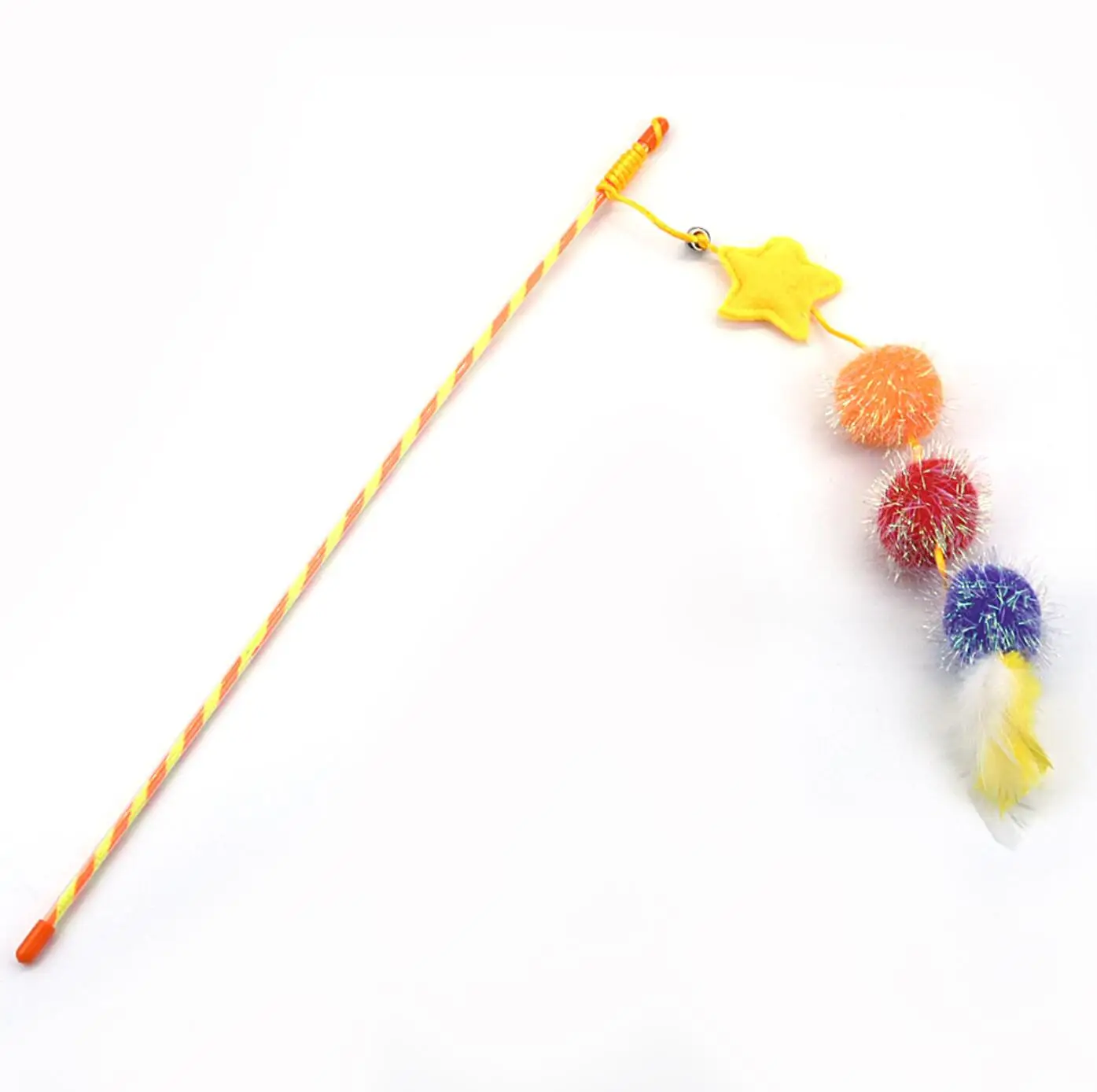 pet supplies smart feather cat funny stick toy cat wand toy interactive teaser toys for cat kitten