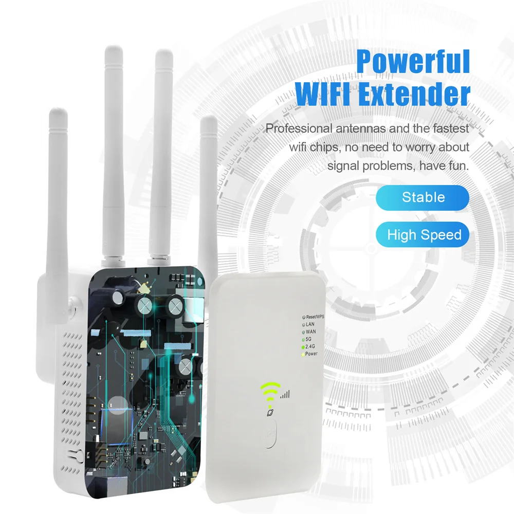 Wireless 300Mbps WIFI Signal Extender WIFI Network Extender Booster 802.11Ac/N/G/B WIFI Repeater 2.4Ghz Amplifier