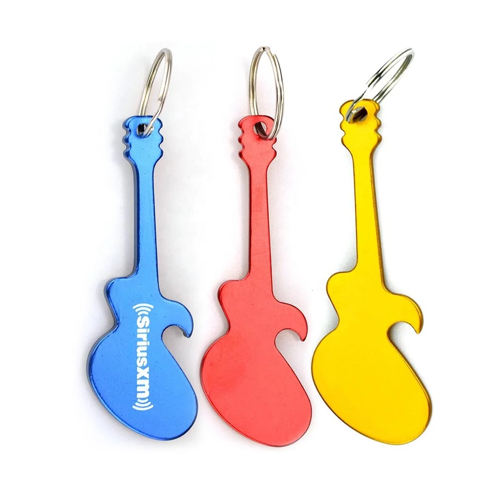 Заводская изготовленная на заказ гитара открывалка для бутылок брелок запасы пива мини металлический