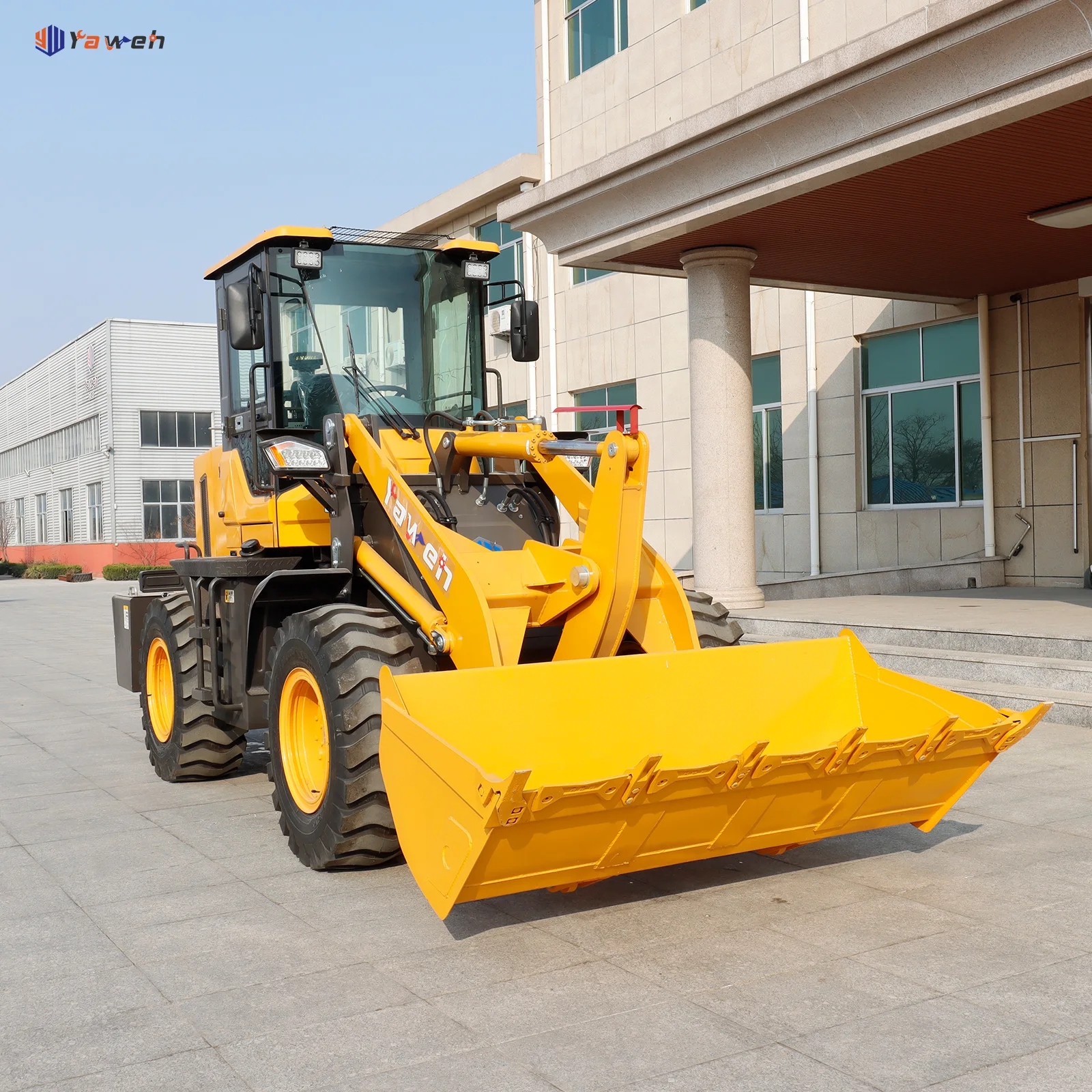 Yaweh 942 China  multifunction mini articulated wheel loaders 2 ton mini front loaders small garden tractor farm loader