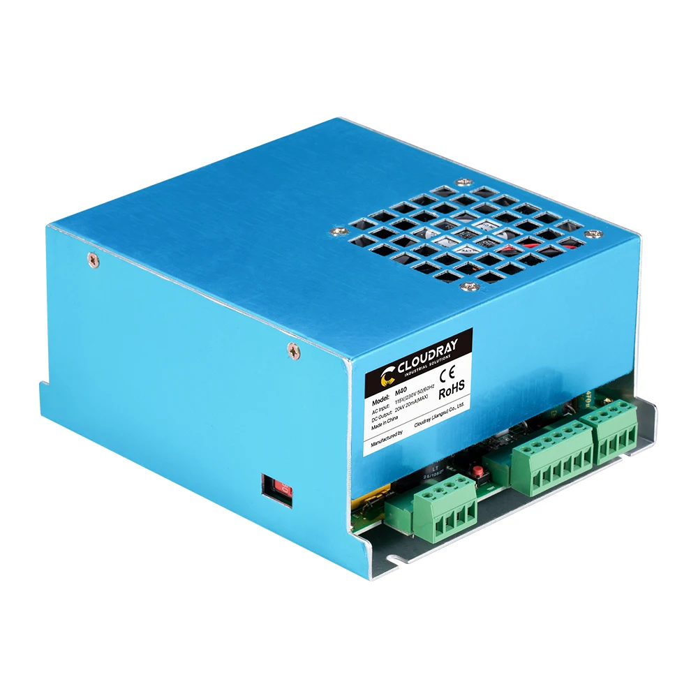 Cloudray CL1070 CO2 Laser Power Supply MYJG-40W 50W Green Shell