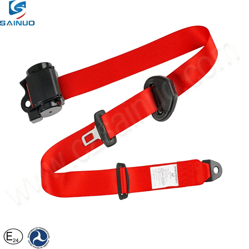 3-Point Seatbelt Lap Strap Retractable Safety Belt