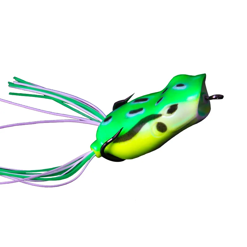 Try V Fishing Lures Realistic Lively Simulation Frog Various Weight Lure Soft Frog Bait Double Fish Hooks  CWLUYAWAWA1