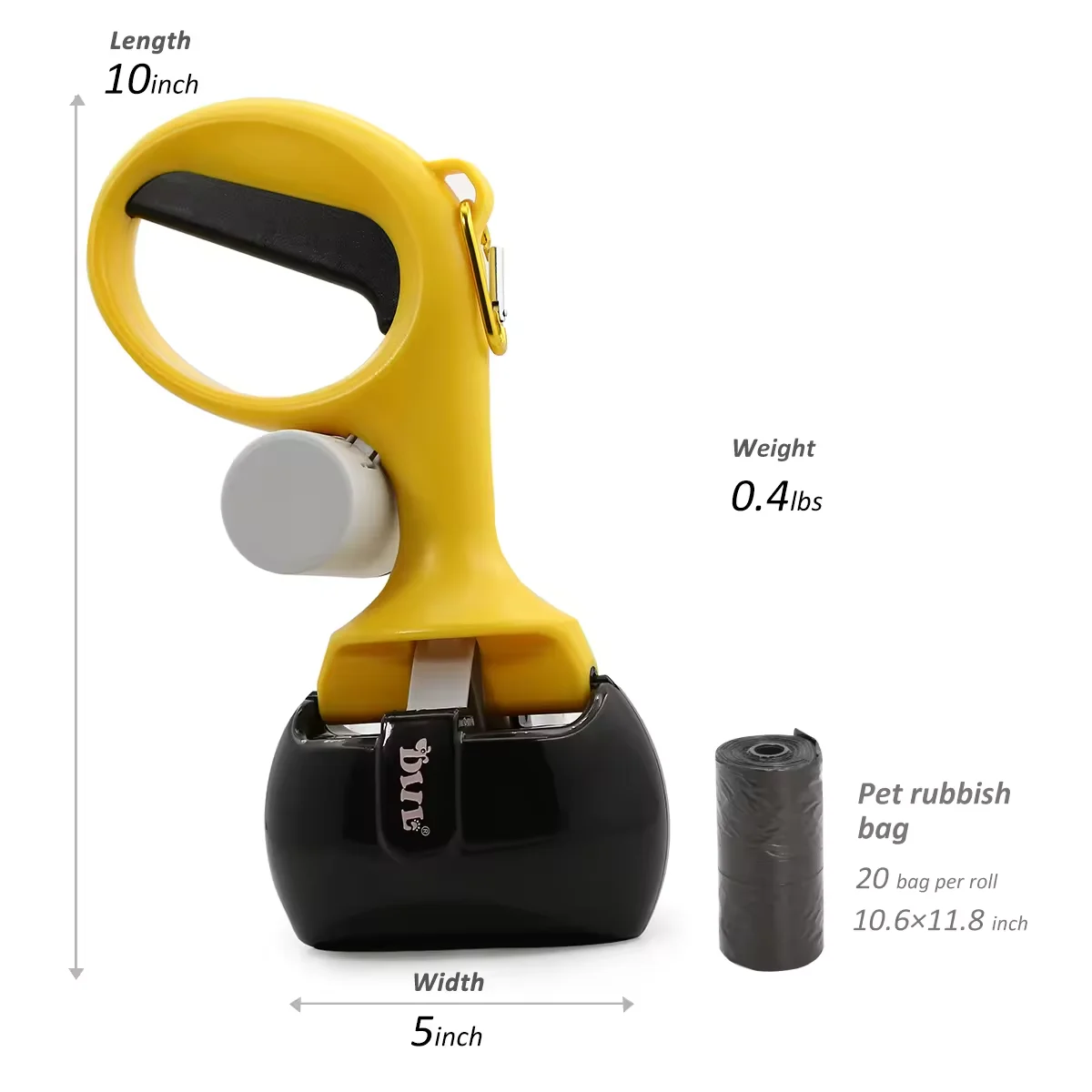 Wholesale Professional Outdoor Small Pet Dog Poop Picker Can Store Garbage Bags Pooper Scooper Pet Waste Disposal