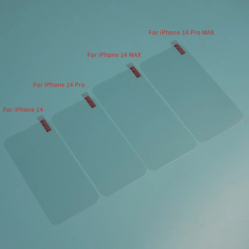Mobile Phone Screen Guard HD Clear Anti Fingerprint 2.5D 9H Tempered Glass Screen Protector For iphone 14 14Pro 14 Plus Pro Max