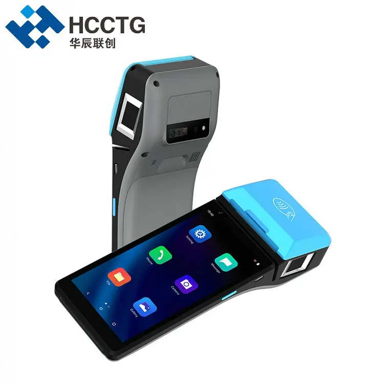 4G touch screen smart pos machine point of sale mobile android pos terminal machine system Z500