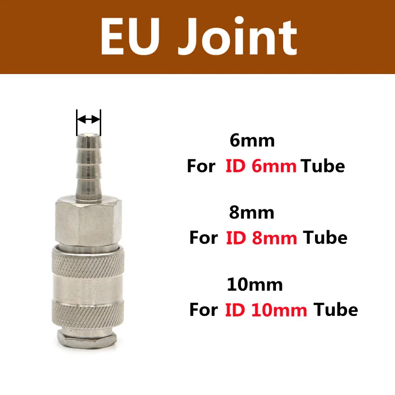 6 8 10mm Hose Pneumatic Fitting European Standard EU Japan C Type Quick Release Connector Coupler For Air Compressor