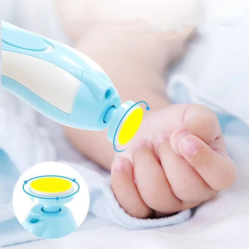 Factory Wholesale High-Quality Safe Automatic Electric Baby Nail Clippers Trimming Kids Nail Cutting Baby Nail Trimmer Kit