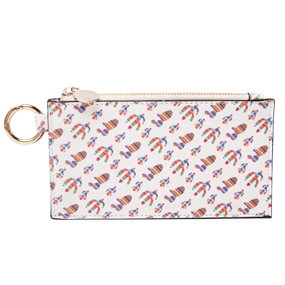 Wholesale PU Leather Purse Leopard Hand Clutch Cactus Wristlet Purse Serape Sunflower Bull skull Stripes Clutch DOM117-1299