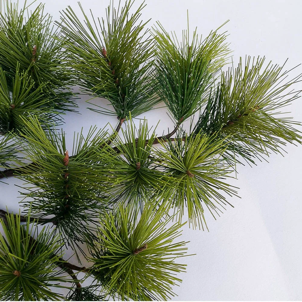 SPSS3 Customized Large Indoor Simulation Podocarpus Plant Ornamental Trees Plant Artificial Pine Trees Artificial Trees