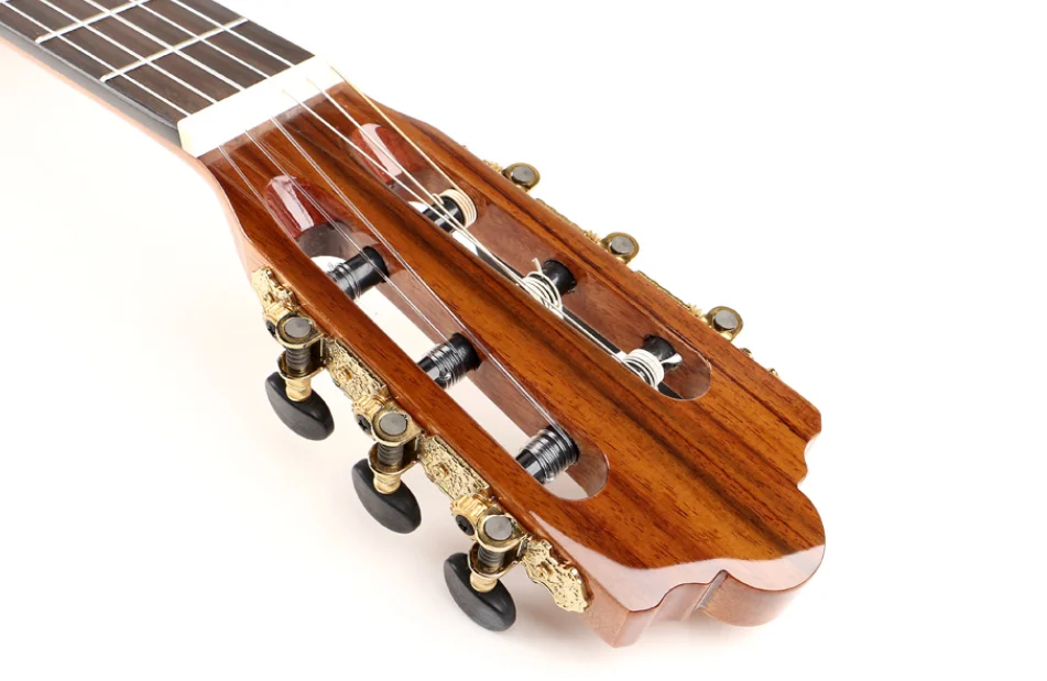 Guangzhou Huayi Oriental cherry handmade classical guitar factory direct solid spruce top from China