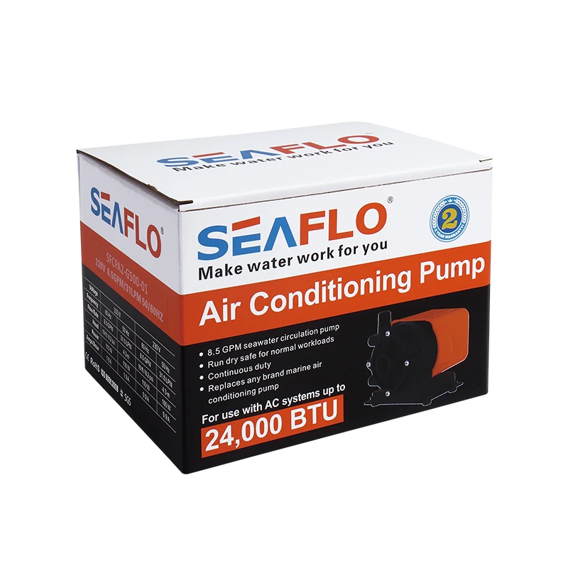 SEAFLO 230V 110W mini water pump for air-condition  Continuous duty boat air conditioning water pump