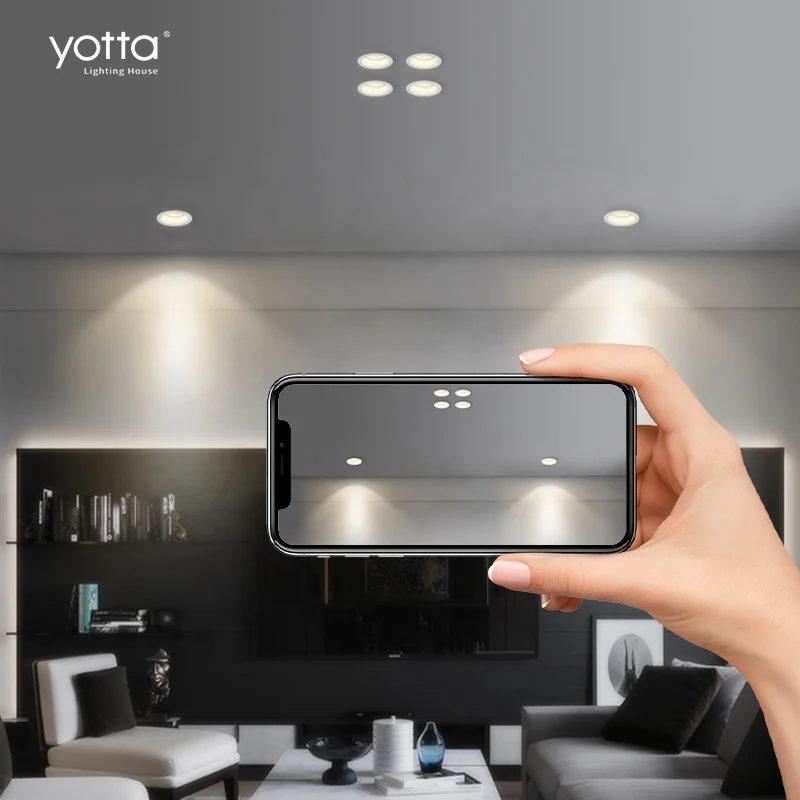 App Control Ra 90 COB Embedded Spot Lamp 6w 8w 10w 12w 15w Thin Border Deep Anti-glare Spotlight