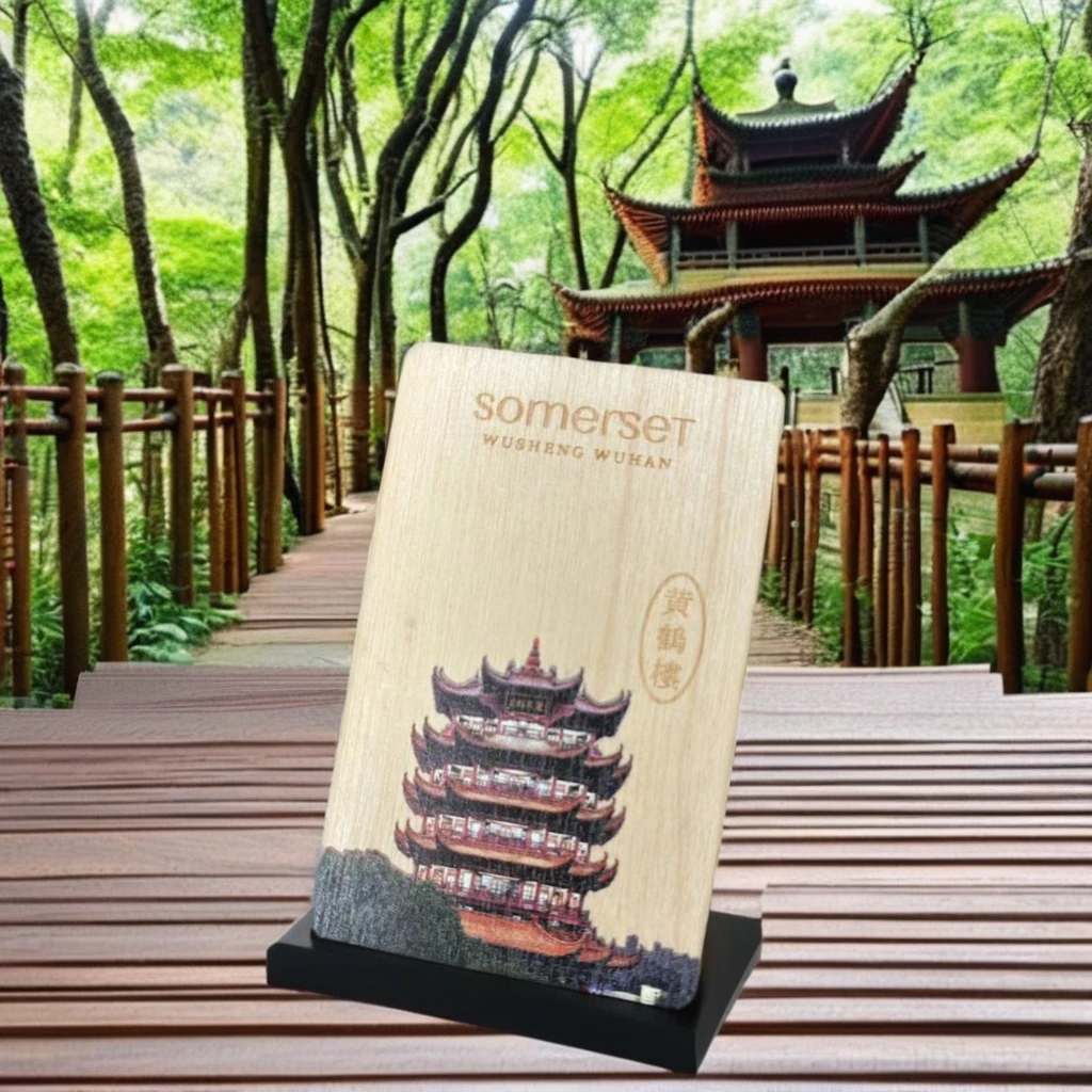 High Quality Custom Printed NFC Wood RFID Card Business Membership VIP Key Card for Hotels