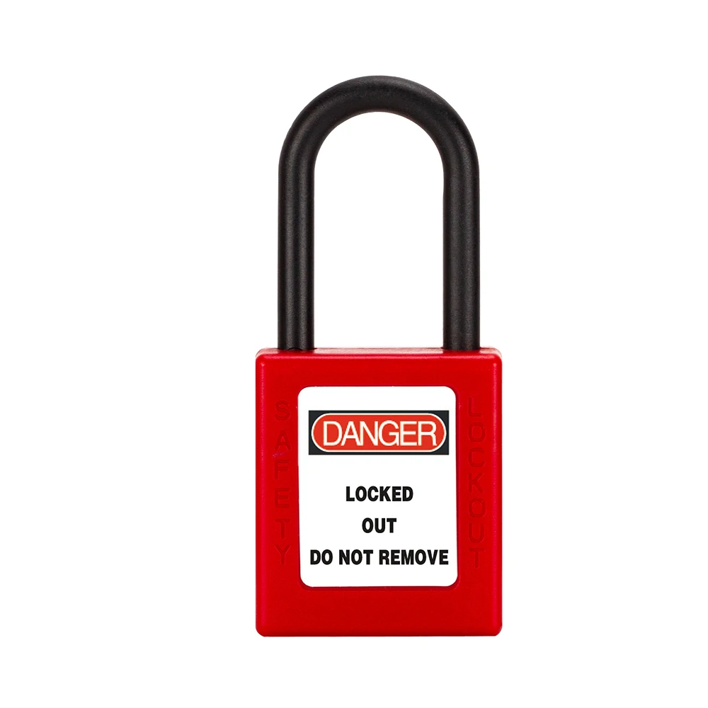 China manufacturer insulation ABS safety padlocks lockout