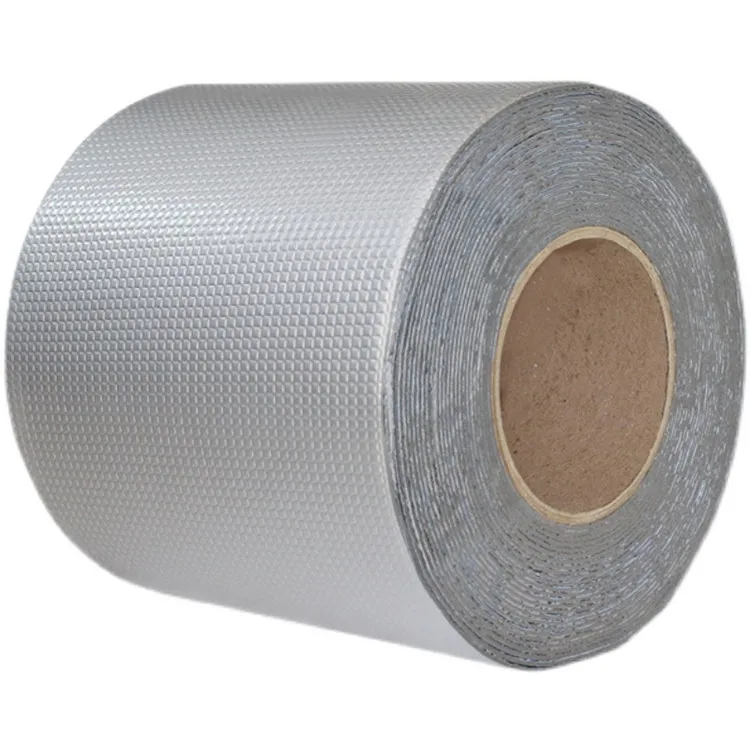 Heat and cold resistance butyl self adhesive outdoor rubber sealant tape aluminum foil waterproof tape