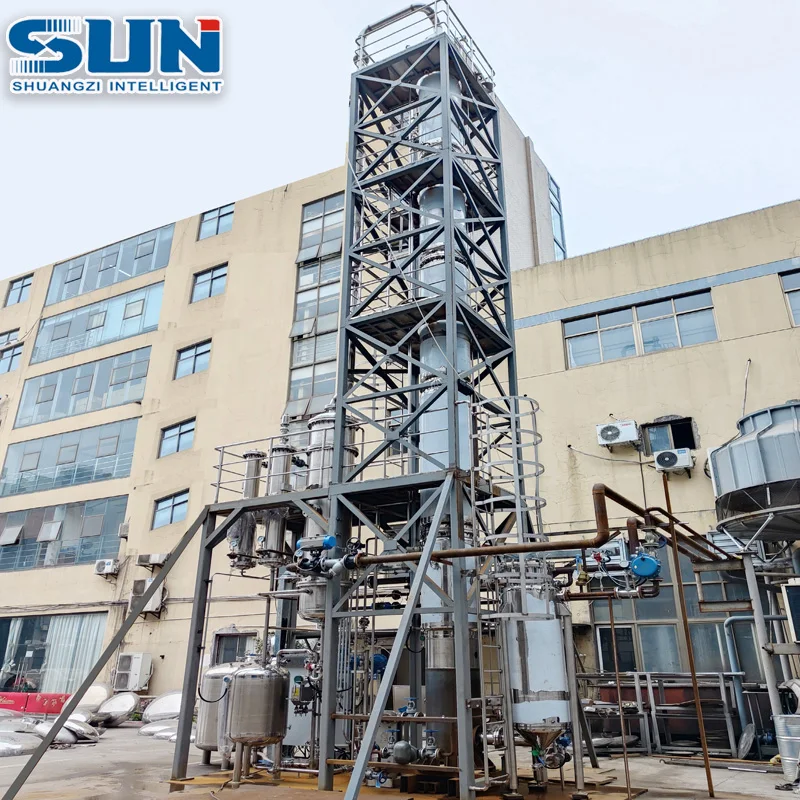 600-620kg/h Ethanol Rectifying Tower Alcohol Distillation Column Skid Mountable