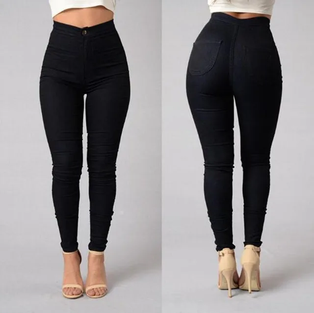 
Summer Women Pants Jeans Plus size S-3XL Candy Colored Skinny Leggings Stretch Pencil Pants Female Summer Trousers 