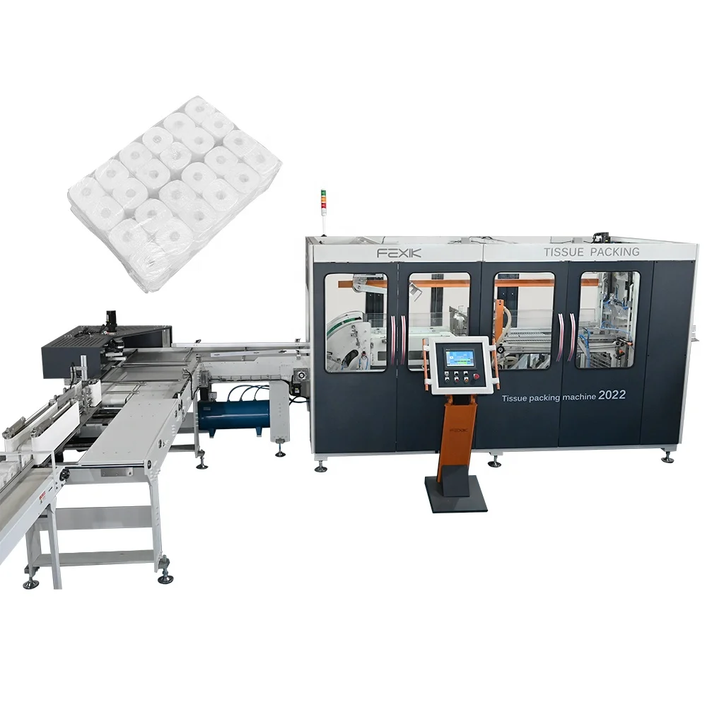 Full automatic manufacturer supply toilet tissue machinery toilet tissue towel packing machine production line