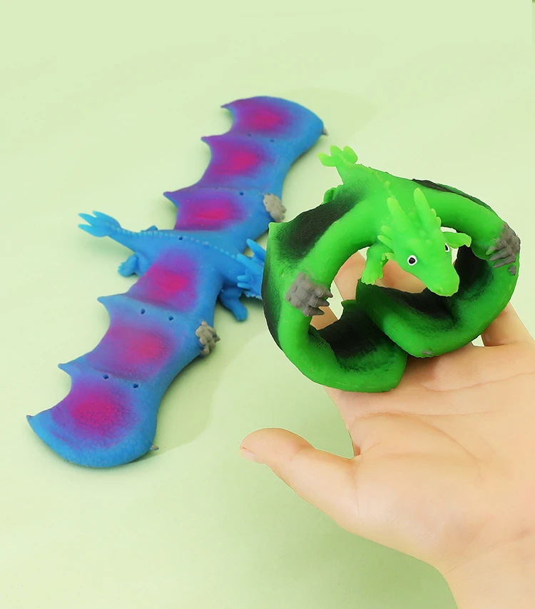 Syh1004 Wholesale TPR dinosaur Bracelets funny squeeze toy Dinosaur Shape wristband fidget Toys