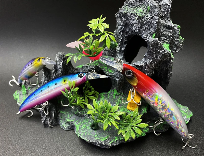 Jetshark Fishing Lure 110mm 20g  Crankbait 110F Artificial Plastic Hard Bait Fishing Tackle Floating Japan Minnow Lures