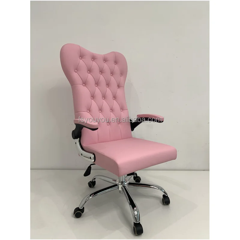 Versatile Pink Reclining Office Chair - Comfort for Women