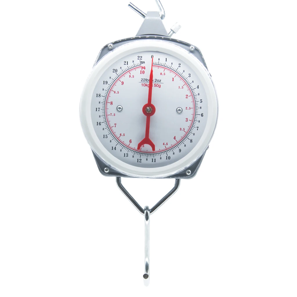Stainless Steel Hook Mechanical Dial Type Legal for Trade 10kg Hanging Scale