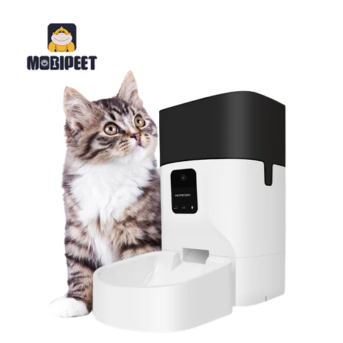 7L Large Capacity Automatic Smart Pet Feeder Wifi Mobile Phone App Remote Control Dry Food Dispenser With Stainless Steel Bowl