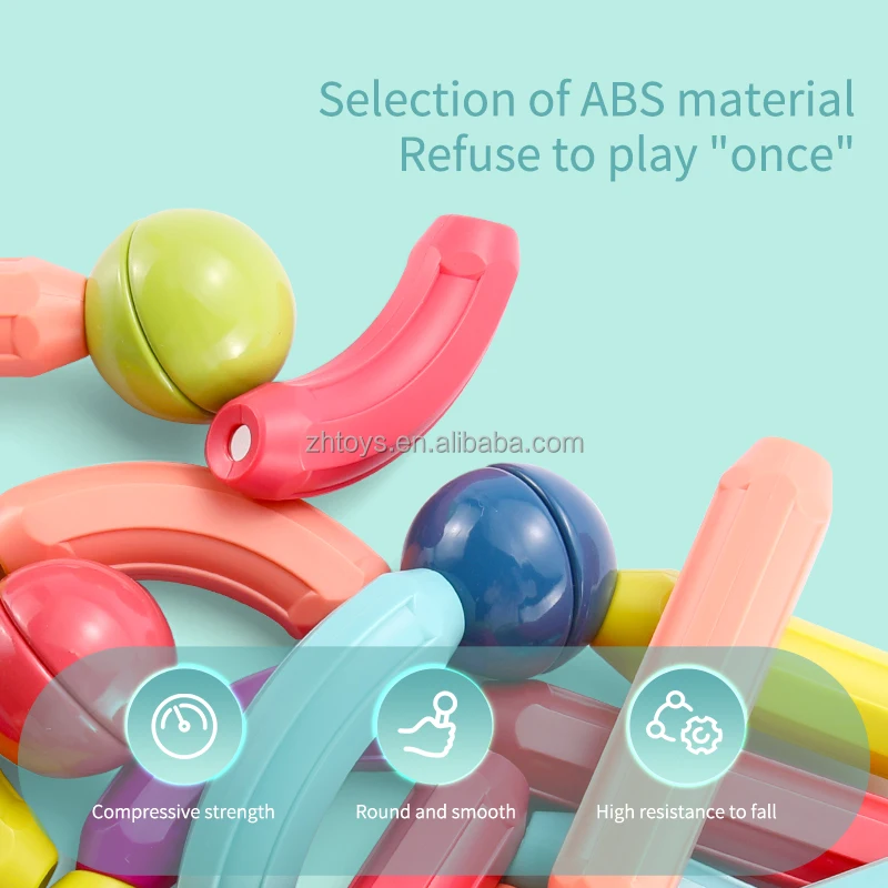 Smart Diy Building Blocks Building Ball & Stick Toys 64 Educational Toys for Children