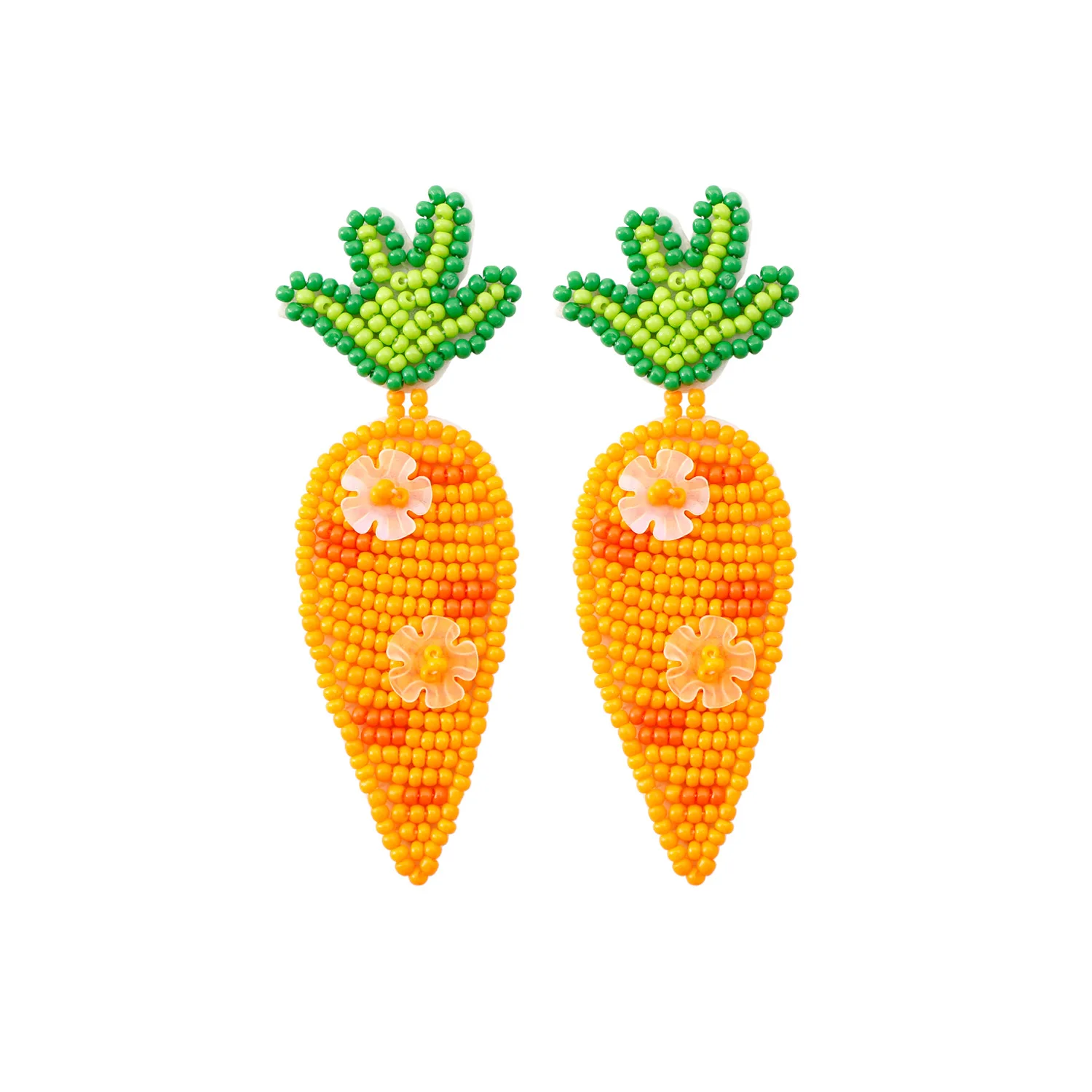 easter day seed bead earrings cute jewelry accessories egg rabbit carrots beaded earring for women