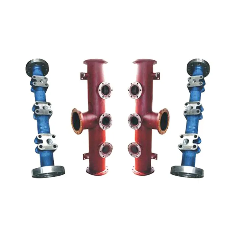 Чугунный цилиндрический разряд и всасывающий коллектор для грязевого насоса