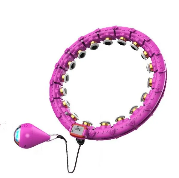 High Quality Fitness Smart Hula Kids Circle Hoops Adjustable Weighted Detachable Intelligent Hula Rings Circle