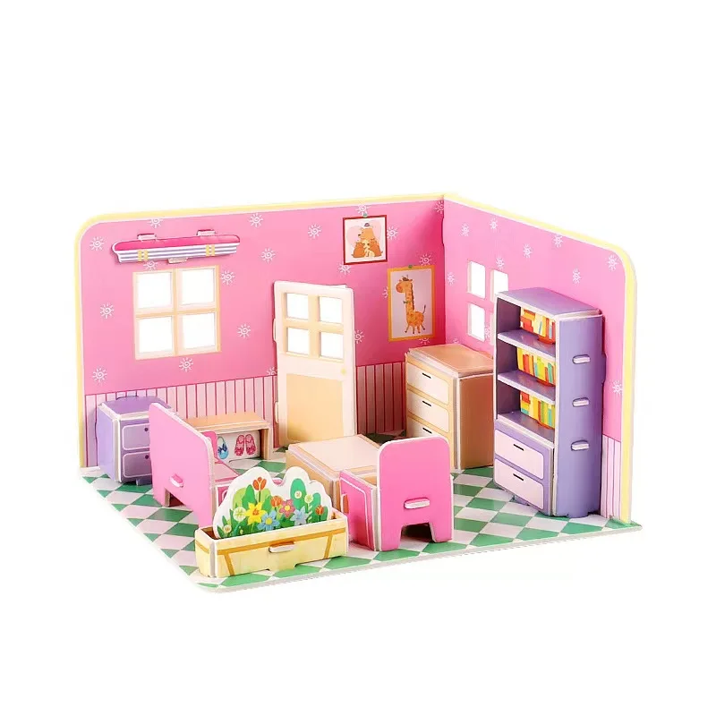 New 3D Paper Puzzle Car Shaped Puzzle Educational Toys Promotional Gifts For Kids