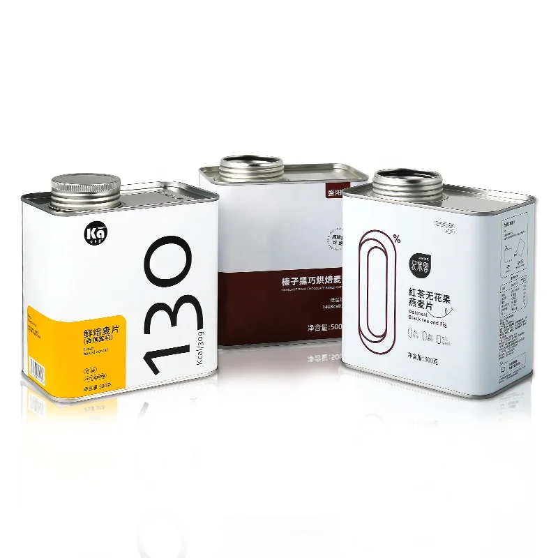 One-Stop Service Custom Round Metal Tea Tin Can Canister Coffee Sugar Spice Tin Jar Metal Packaging Box Coffee Tin Can