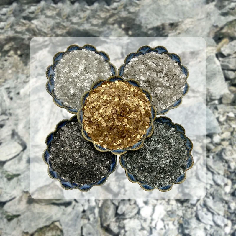 Wholesale Mica Flakes Gold Mica Flakes Epoxy Mica Flakes