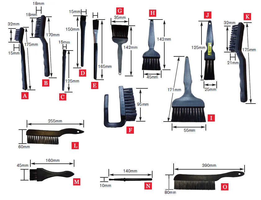 Antistatic Electrostatic Discharge Tools Carbon Fiber Cleaning Brush For Industrial Machine