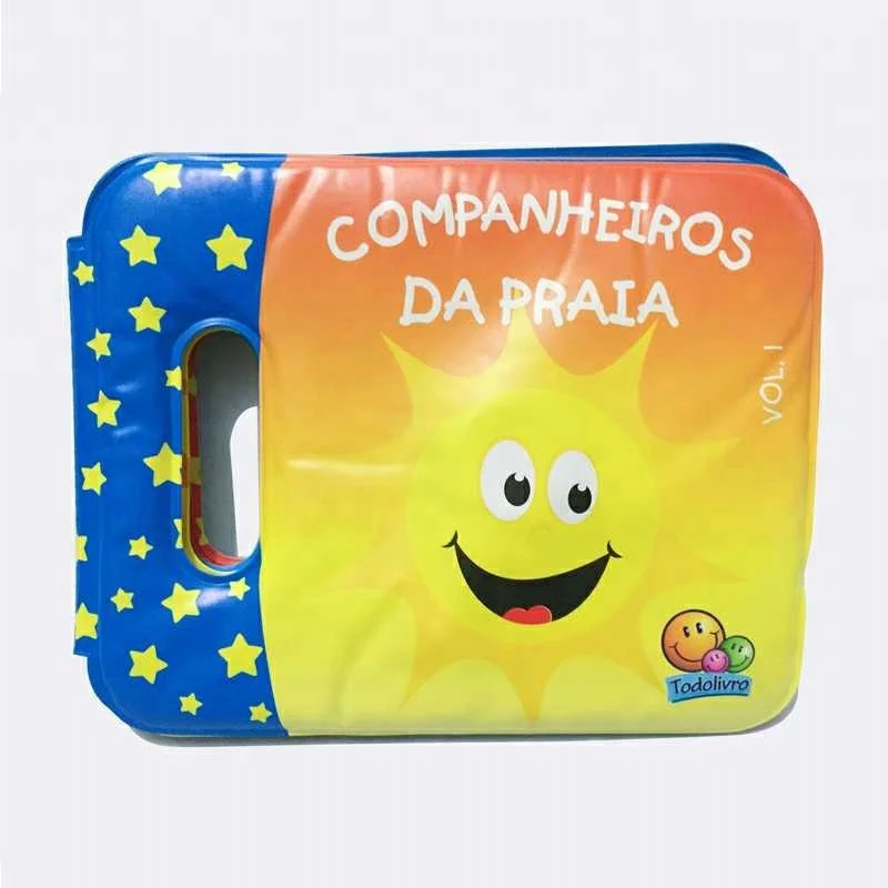 Sample free Soft toy cartoon environmental floatable colorful magic bath book