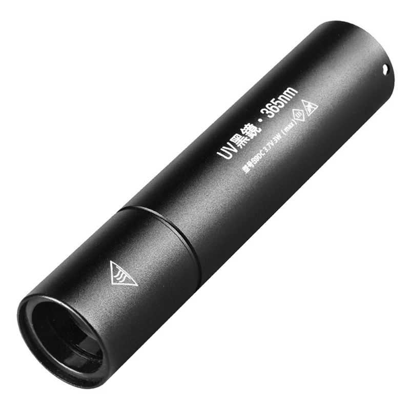 S9 Mini UV Flashlight 365nm Ultraviolet Blacklight USB Rechargeable Purple Linternas Carpet Pet Urine Detector Catch Scorpions