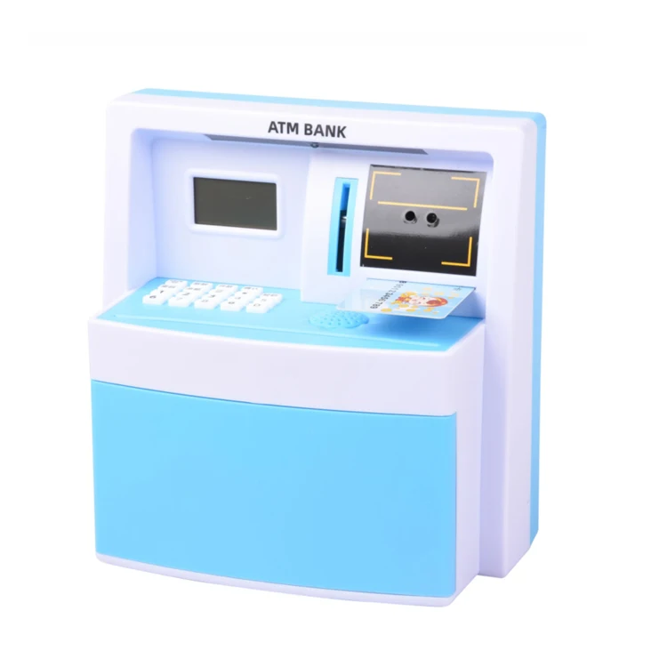 Portable mini atm coin bank talking coin for children fun kids gift
