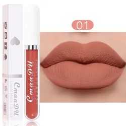 18 Color Vegan Red Lip Gloss Base Waterproof Non Stick Cup Liquid Matte Lipstick  Lip Gloss For Daily Makeup