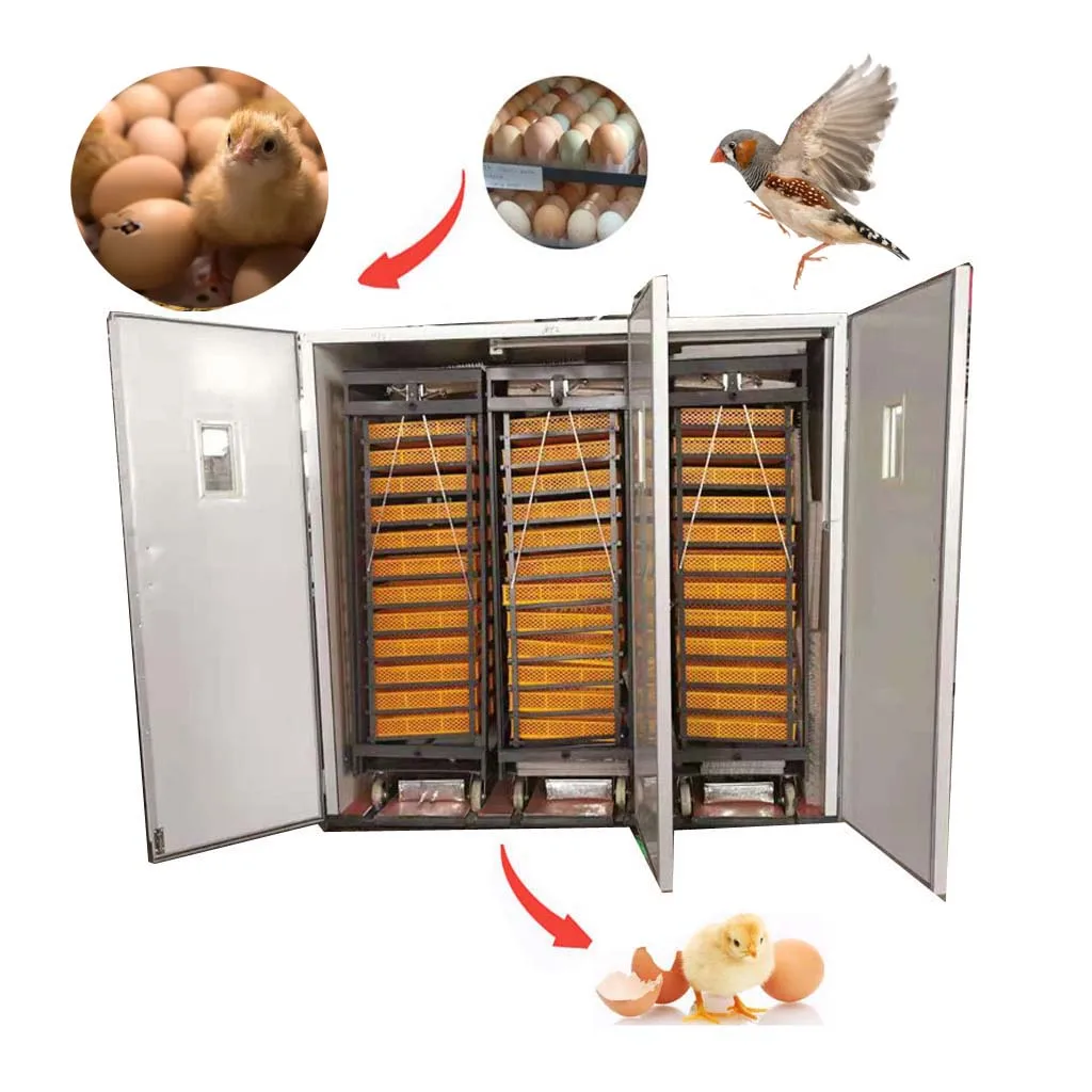 CE Approved industrial fully automatic 15000 Chicken Egg Incubator hatcher combined machine