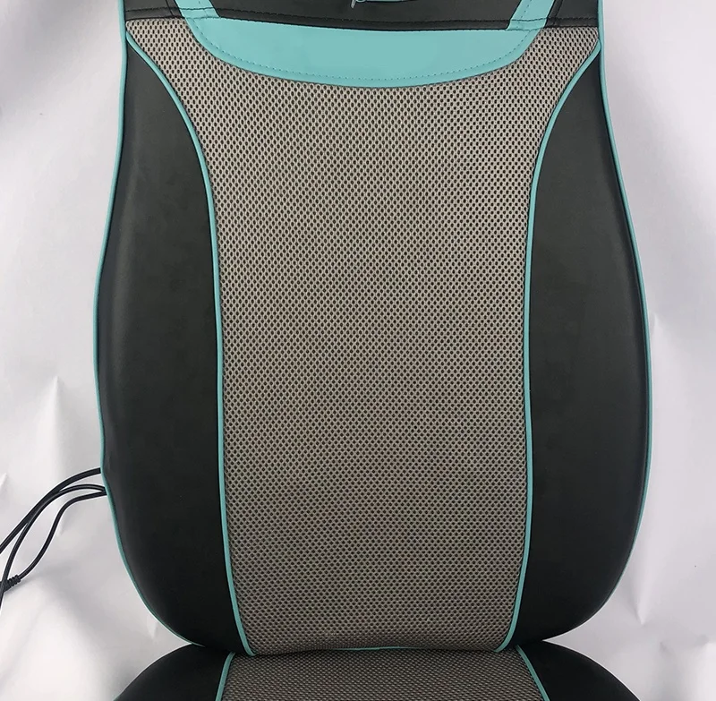 Heating Seat Cushion Massager Electric Vibrating Kneading Shiatsu Thai Massage Cushion